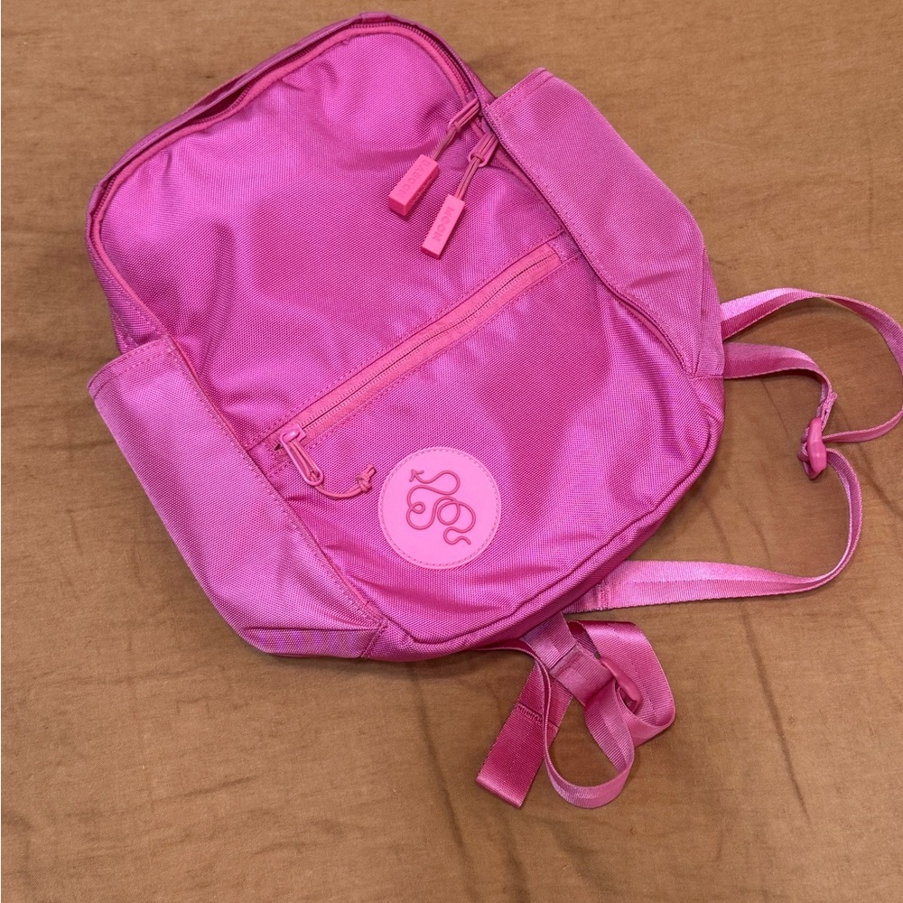 Pink Backpack with Logo
